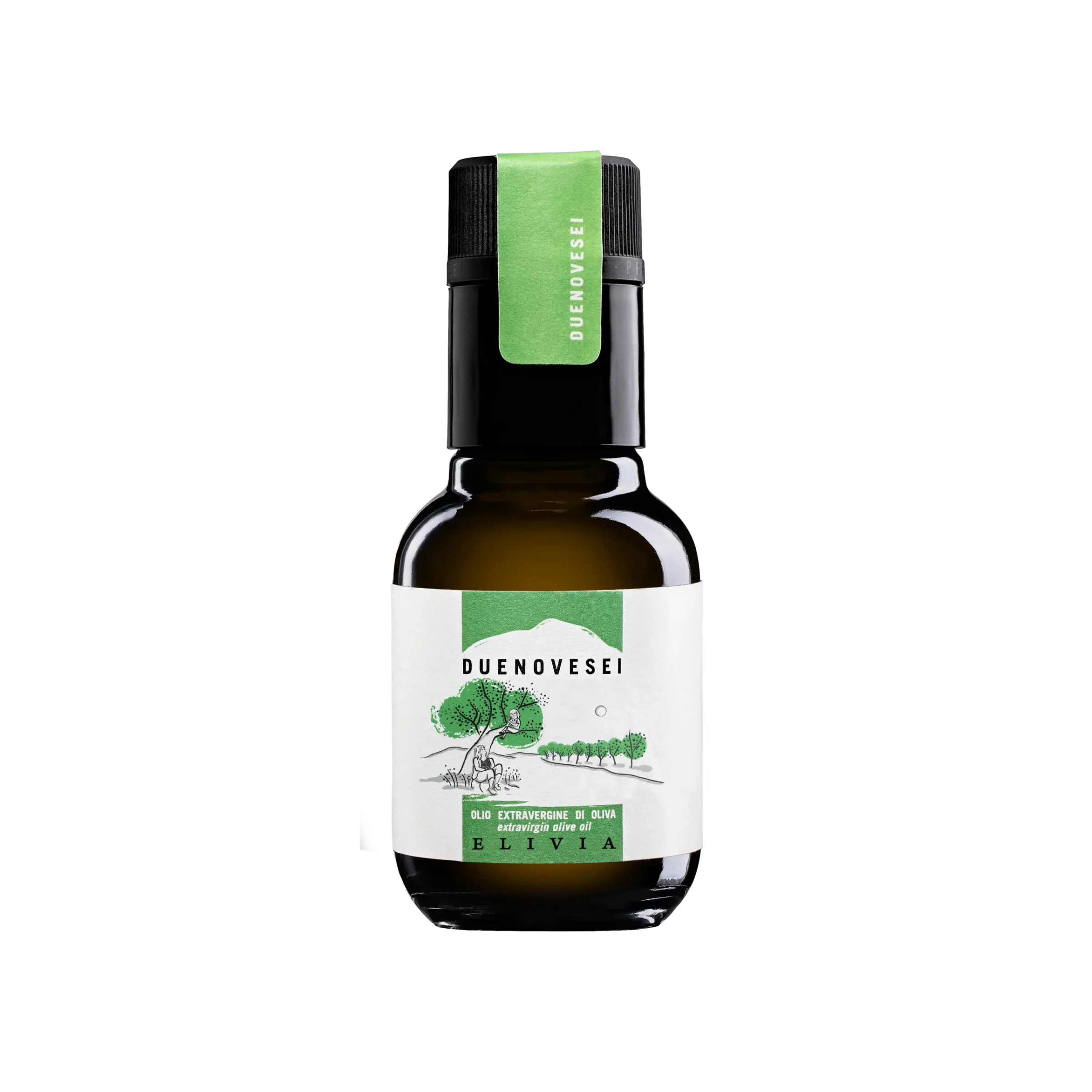 Bottiglia di olio extravergine di oliva DUENOVESEI Elivia 100ml