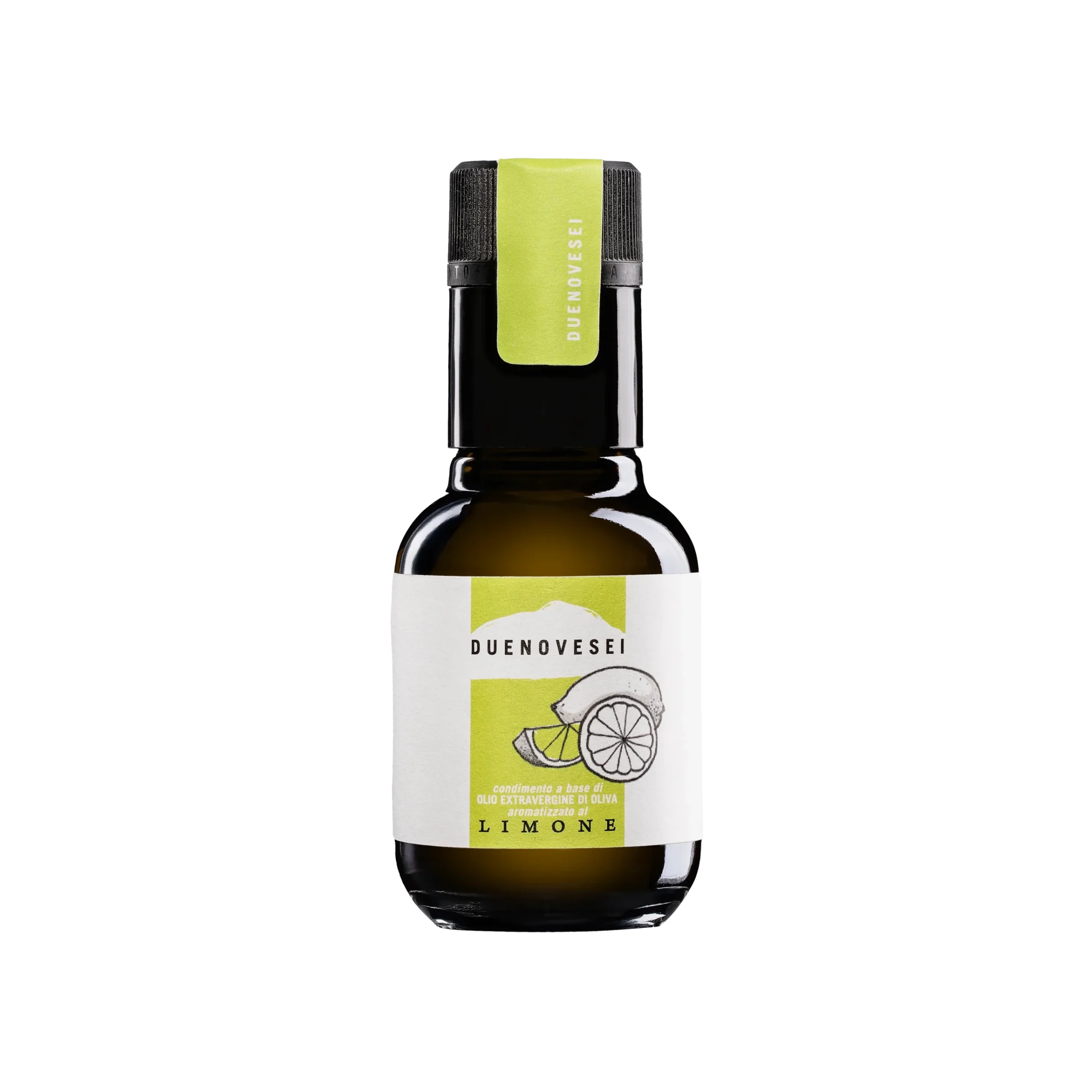 Bottiglia condimento aromatico olio aromatizzato allo limone DUENOVESEI 100ml