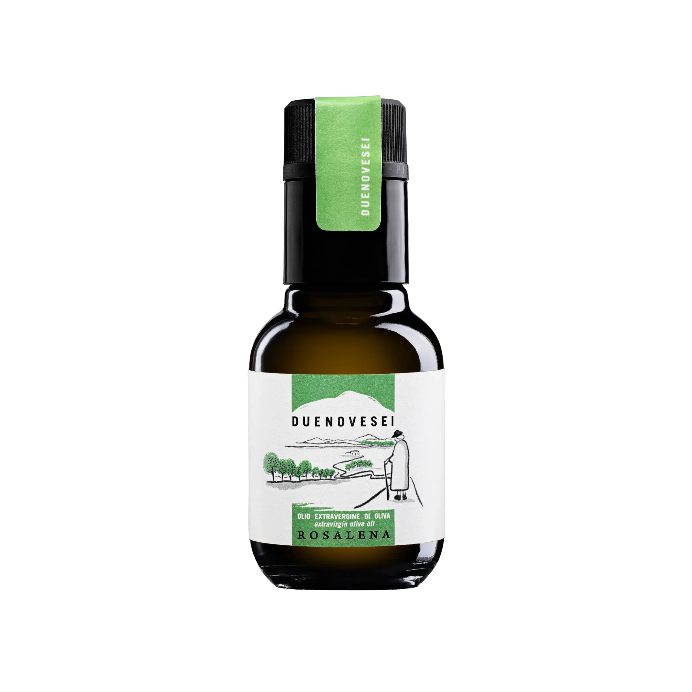 Bottiglia di olio extravergine di oliva DUENOVESEI Rosalena 100ml