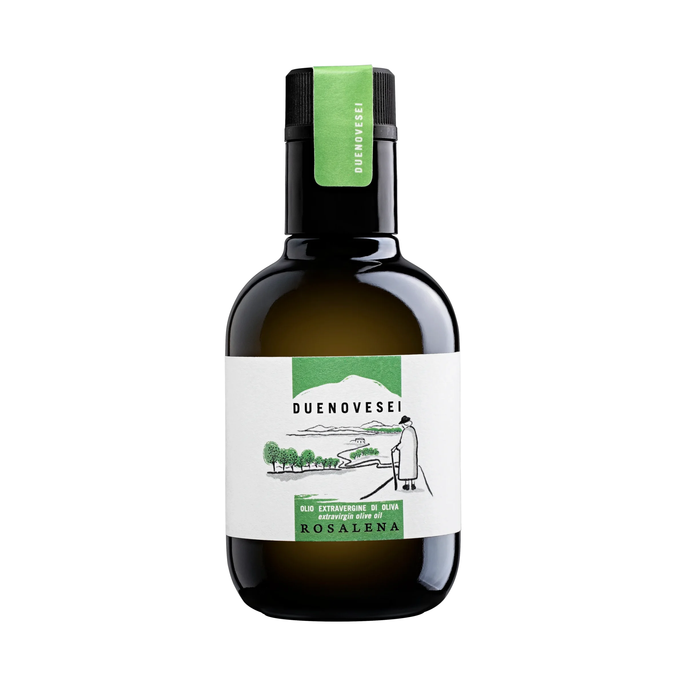Bottiglia olio extravergine di oliva Rosalena DUENOVESEI 250ml