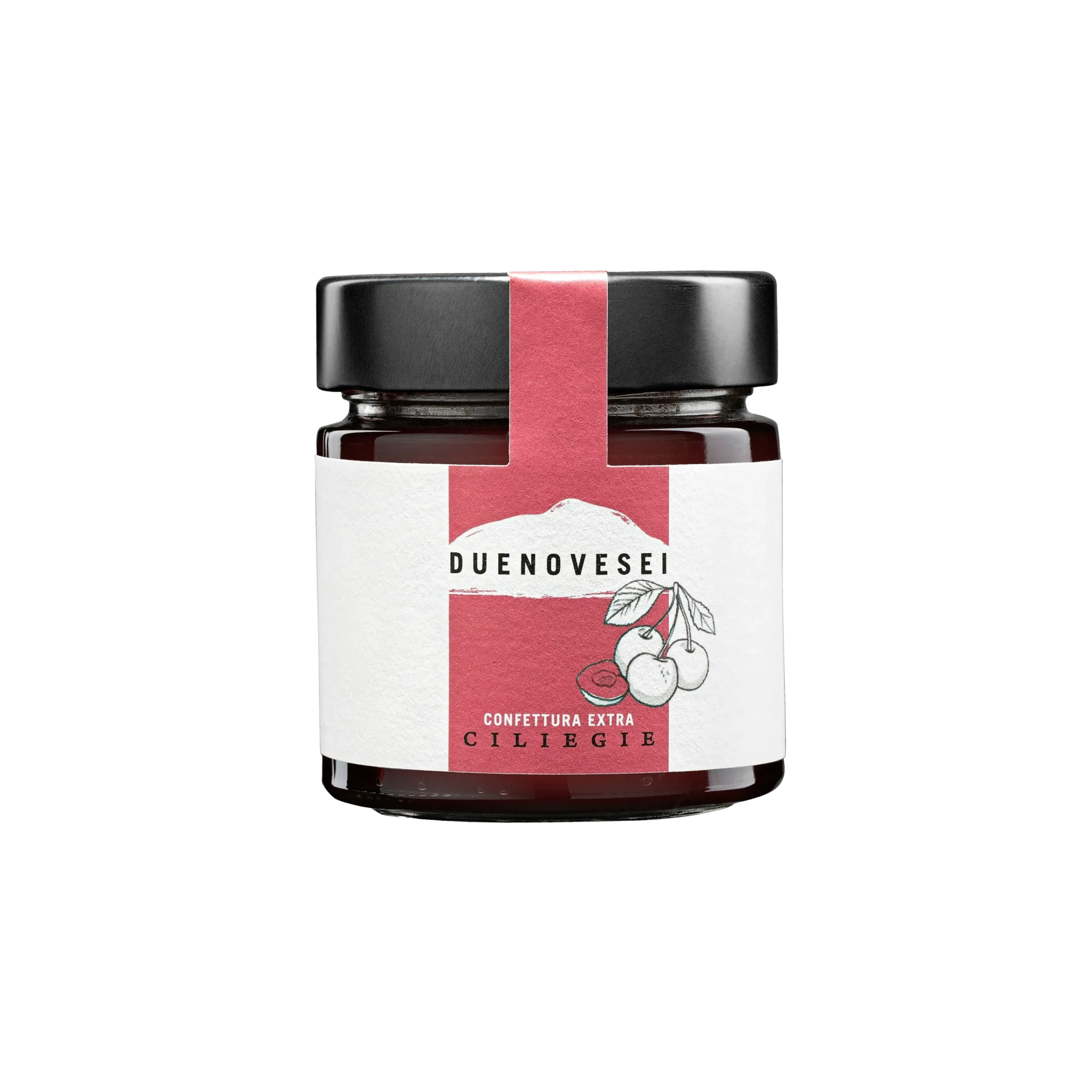 Vaso di confettura extra di frutta alle Albicocche DUENOVESEI