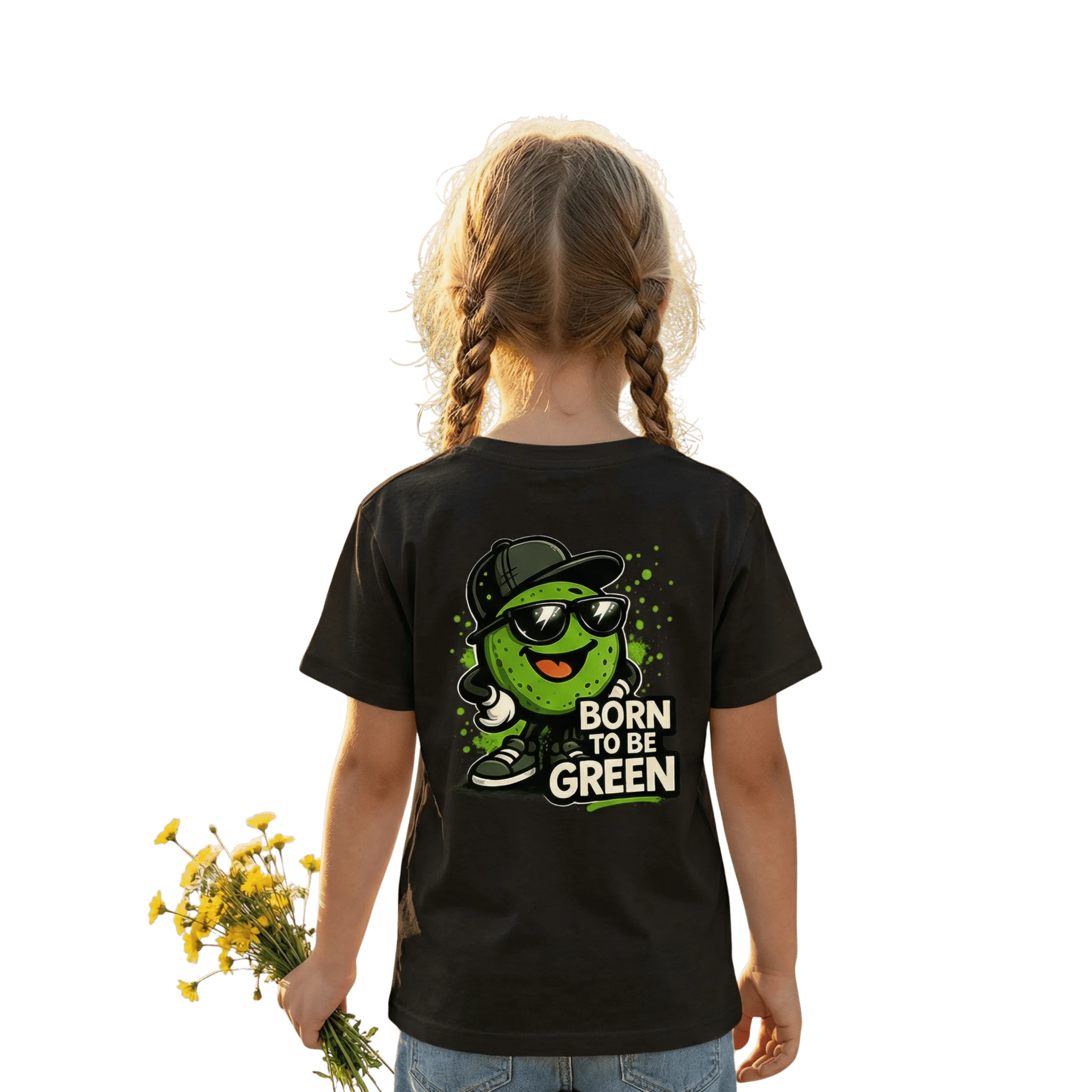 T-shirt Bambino "Born to be Green" - DUENOVESEI