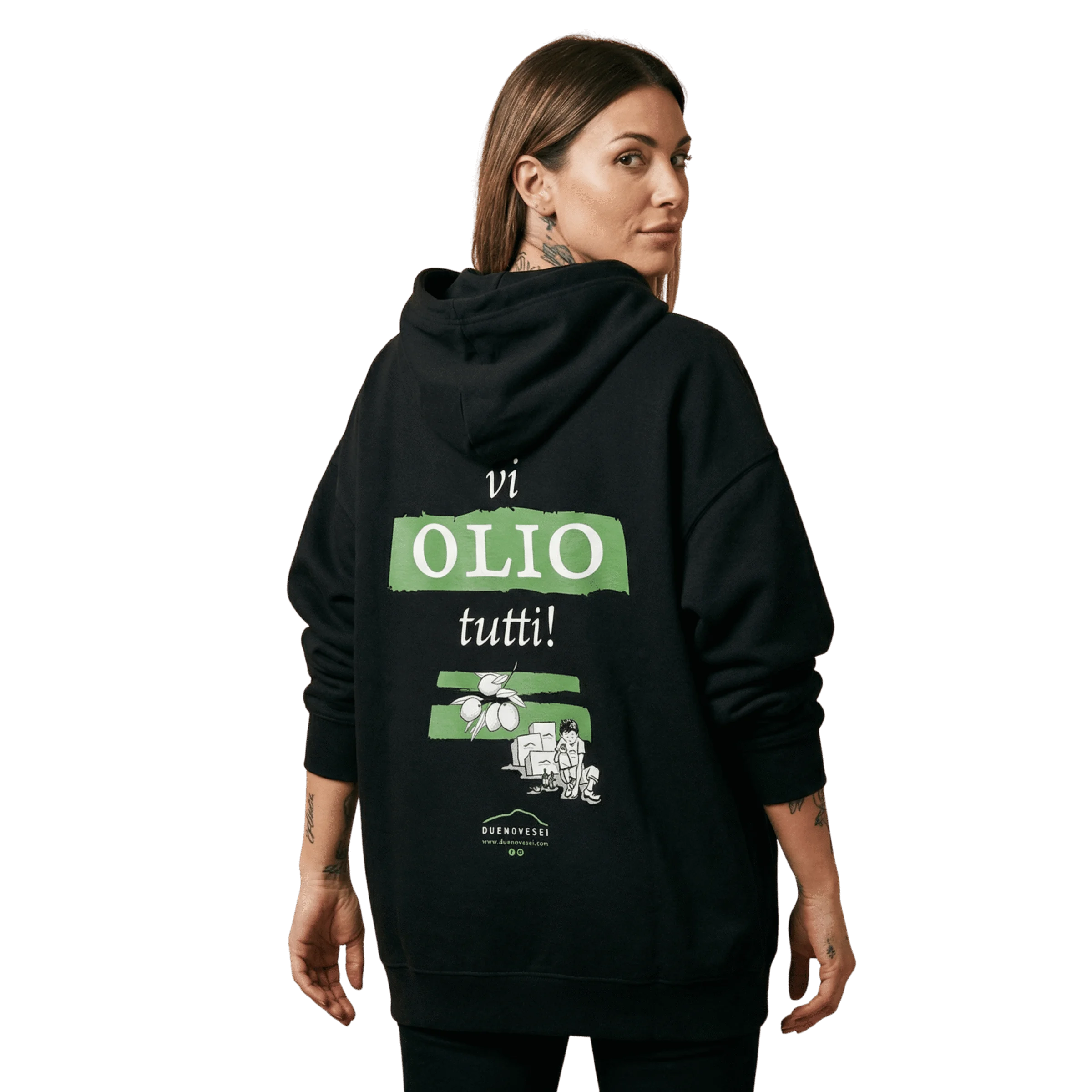Felpa Adulto "Vi OLIO tutti" - DUENOVESEI