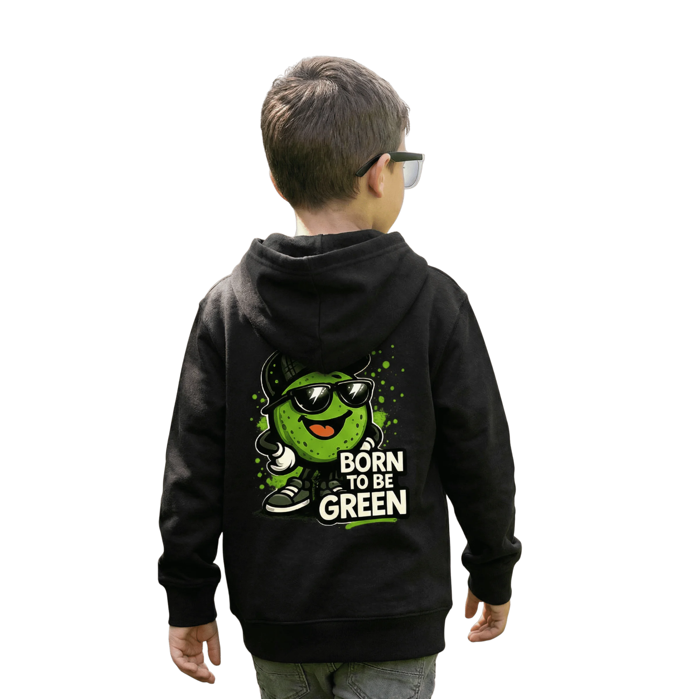 Felpa - Born to be Green - Bambino - DUENOVESEI