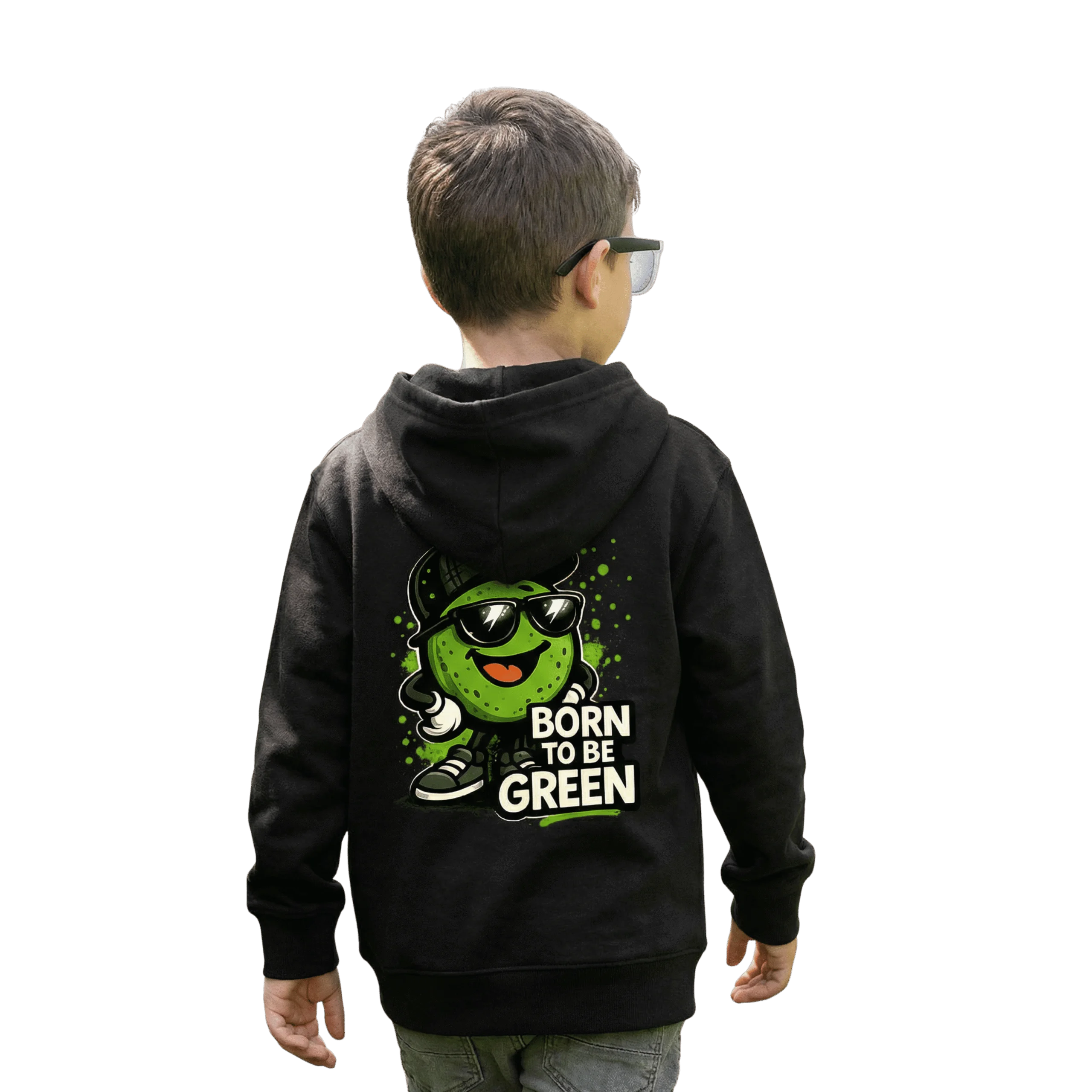 Felpa - Born to be Green - Bambino - DUENOVESEI